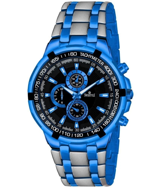 Swisstyle Blue Metal Analog Mens Watch