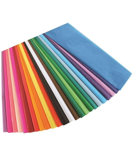 ECLET 100 pcs Color A4 Medium Size Sheets (10 colour X 10 Sheet) 10 Sheets Each Color Art and Craft Paper Double Sided Colored(Length -27.5 cm Width - 20.3 cm) code 154