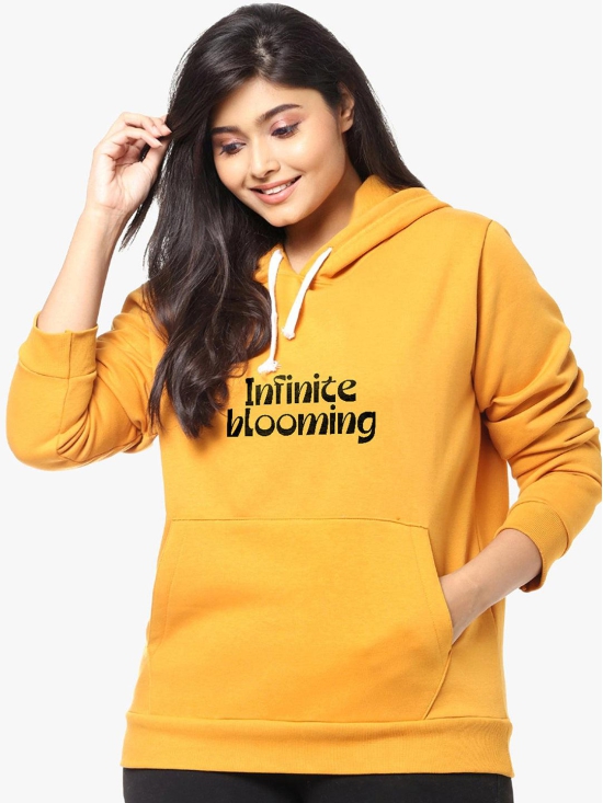 Printed Hoodie Yellow 3XL