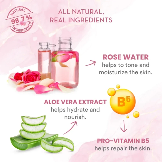 Himalayan Rose Face Wash 150 ML (Face wash with built-in-brush)