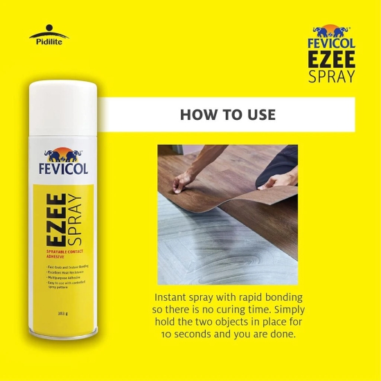 Pidilite Fevicol Ezee Spray DIY Sprayable Adhesive For Soundproofing &  Acoustic Panels (383g)