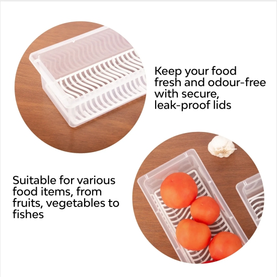 Fridge Storage Boxes Set of 4