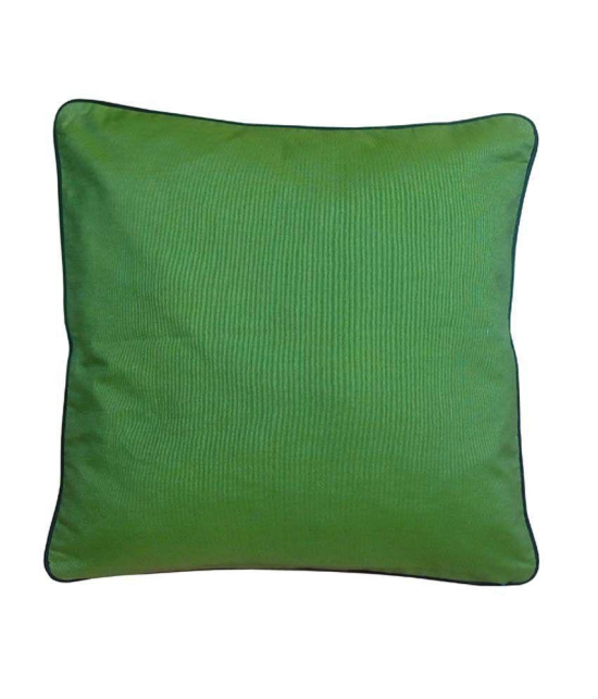 Hugs'n'Rugs Single Cotton Green Cushion Cover (40 x 40 cm) 16 x 16 - Multi