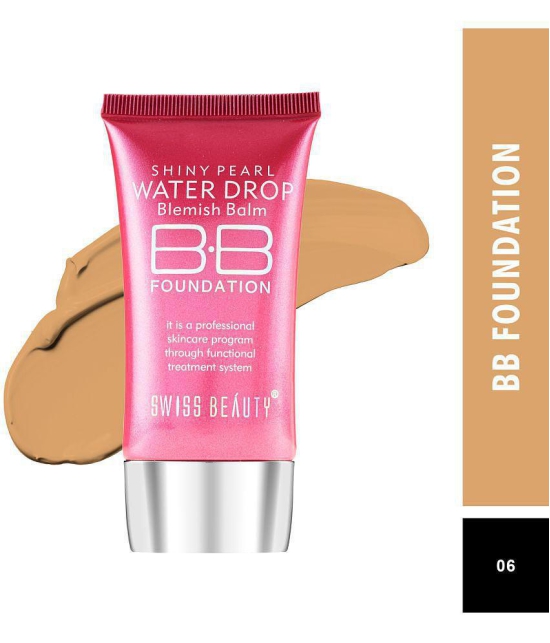 Swiss Beauty Shiny Pearl Water Drop BB Foundation, (Shade-06,40ml)