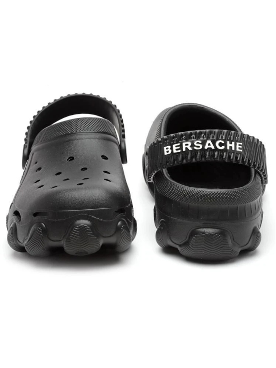 Bersache - Black Mens Clogs - None