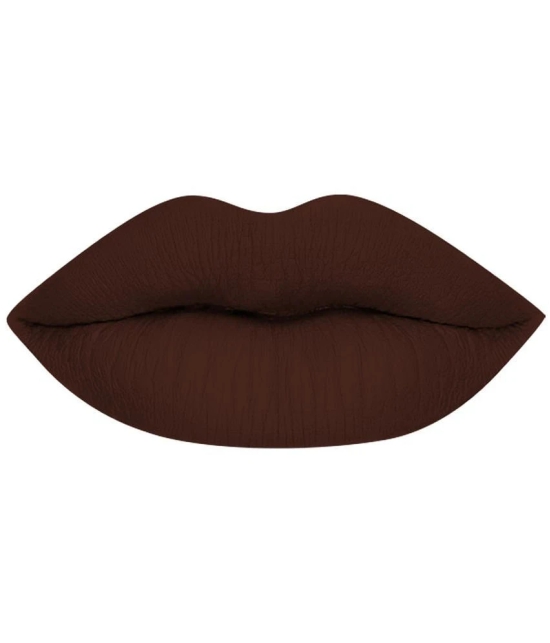 Colors Queen Luscious Lips Non Transfer Creamy Matte Lipstick 3.5g, Espresso, (Shade - 25)