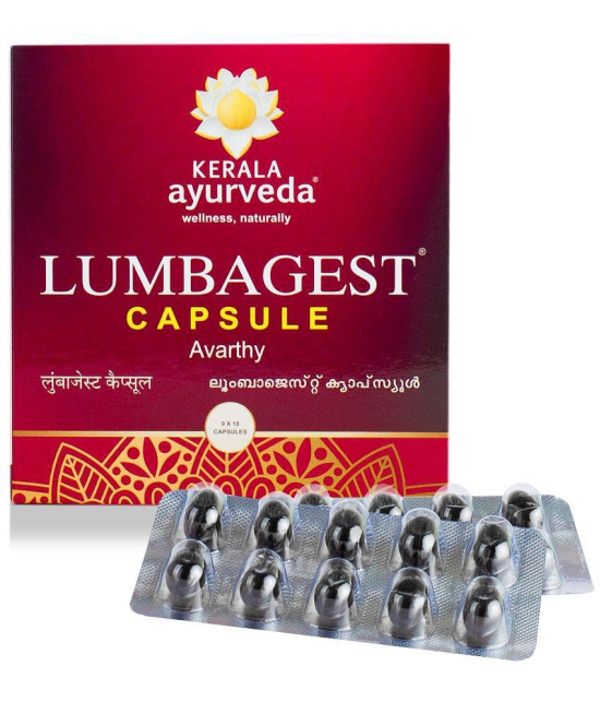 Kerala Ayurveda Lumbagest Capsule, 100 Count