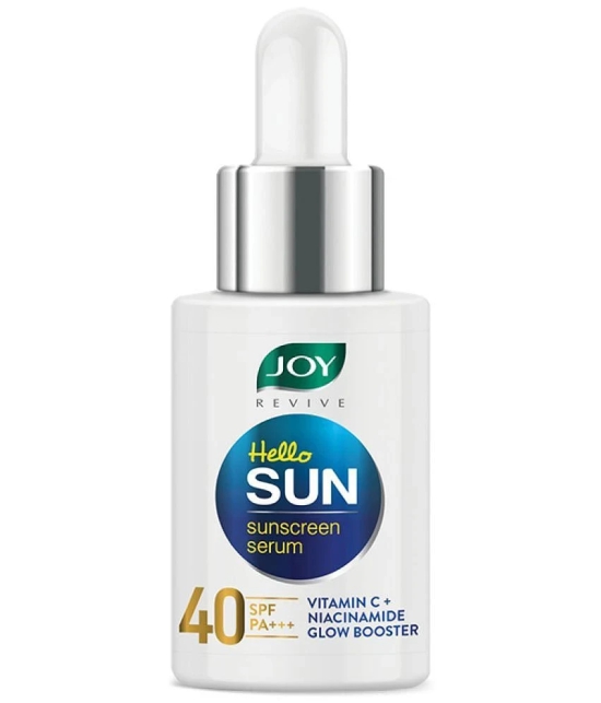 Joy Anti Tan SPF 40 Sunscreen - Lightweight, Water Resistant & Zero White Cast 30ml, (Pack of 1)