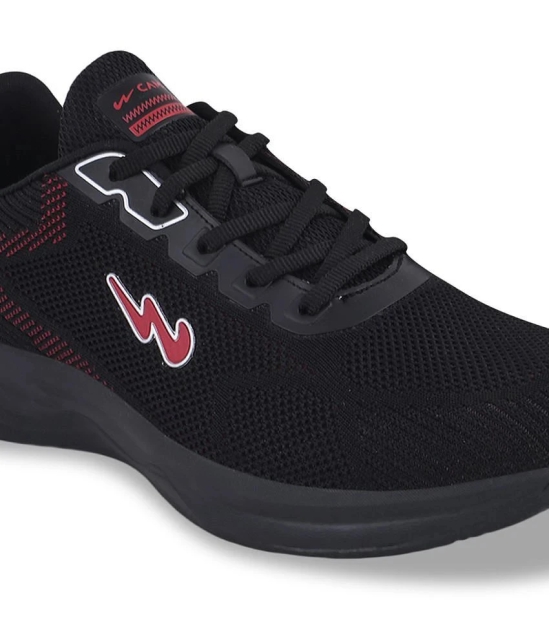 Campus - IMPACT Black Mens Sports Running Shoes - None