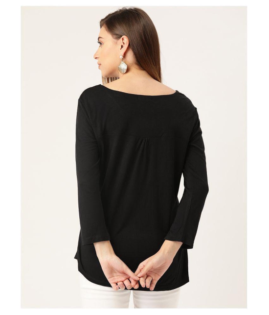 Rute Crepe Regular Tops - Black - 3XL