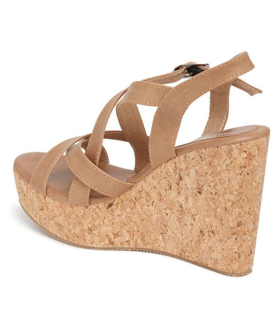 MARC LOIRE - Tan Women's Wedges Heels - 40 EU