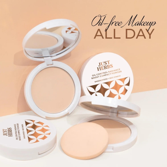 Oil Control Radiance Boost Compact Powder with Sandalwood & Rice Starch 9 g 01-Porcelain