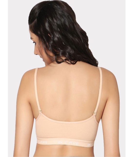 IN CARE LINGERIE - Beige Cotton Non Padded Women's T-Shirt Bra ( Pack of 1 ) - None