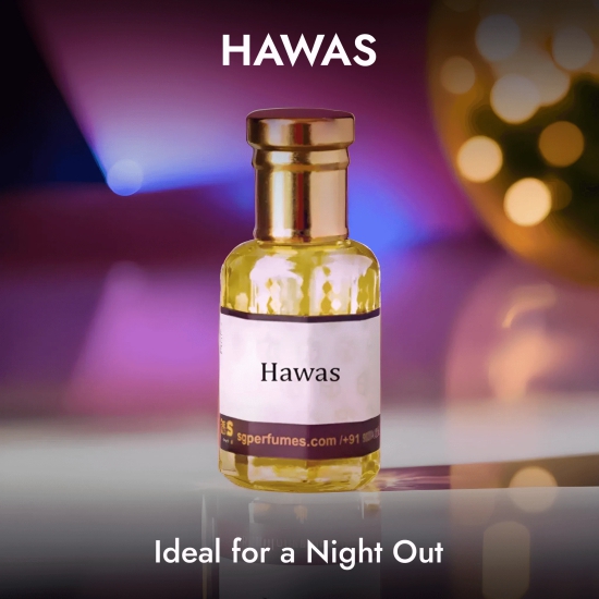 Hawas, Oudh Aqua, Opan 12 ml Each-12 ML