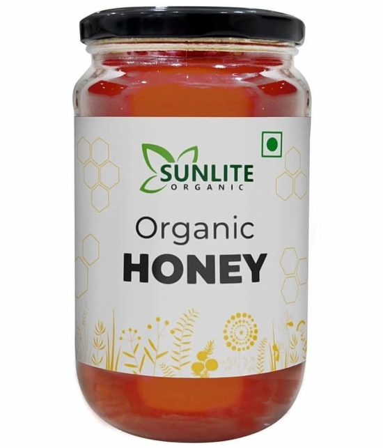 Sunlite Organic 100% Pure Organic Wildflower Honey Raw Unprocessed 1000 g