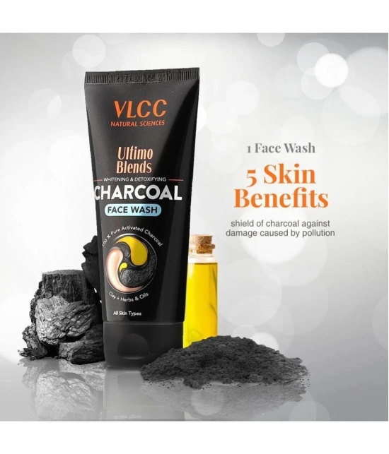 VLCC Ultimo Blends Charcoal Face Wash for Whitening & Detoxifying, 100 ml