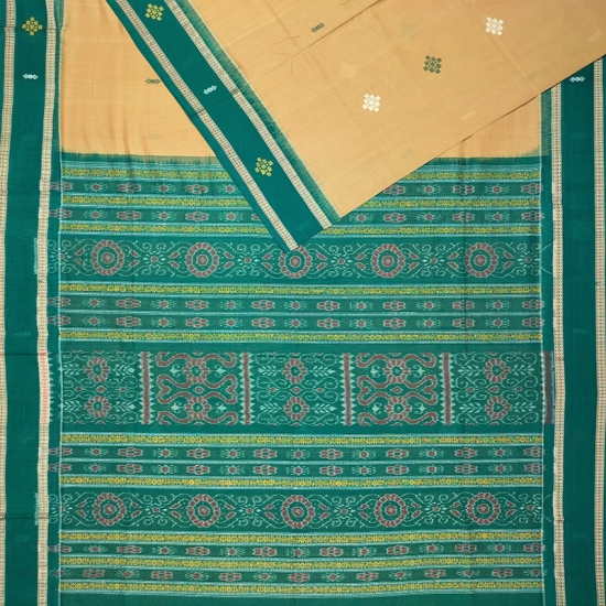 Bomkai Cotton Ikat Saree