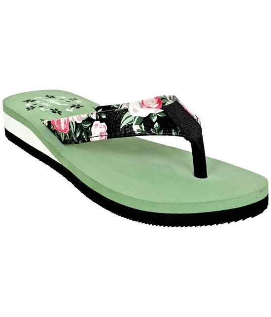 Altek Green Womens Flip Flop - None