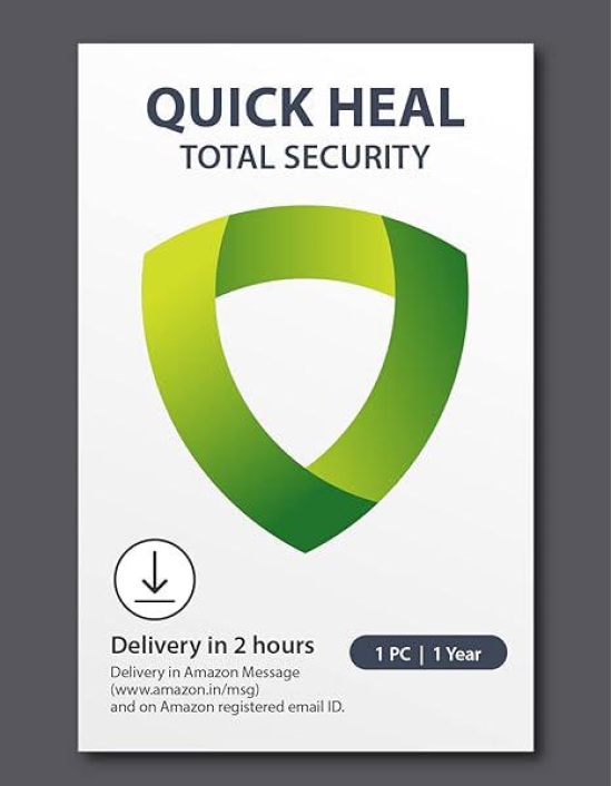 Quick Heal | Total Security | 1 User | 3 Years | Email Delivery in 2 hours - no CD