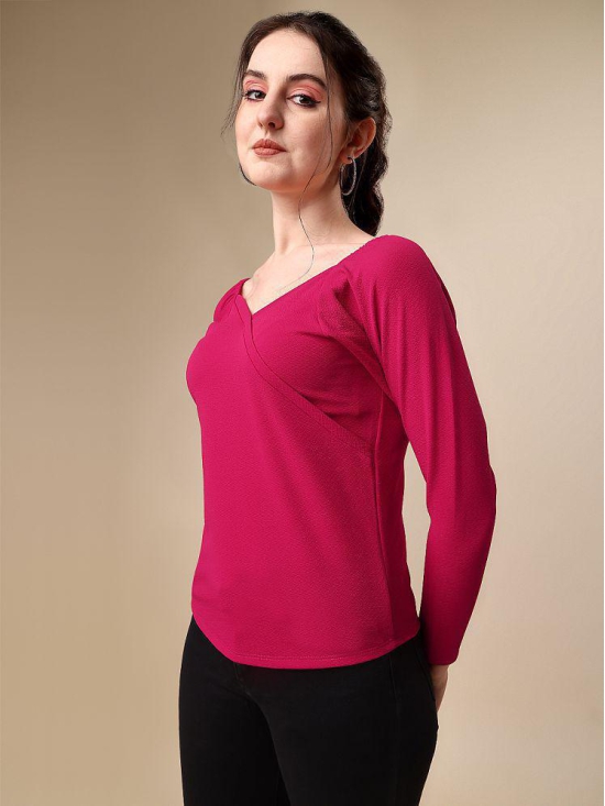 Sheetal associates - Pink Polyester Womens Regular Top ( Pack of 1 ) - None