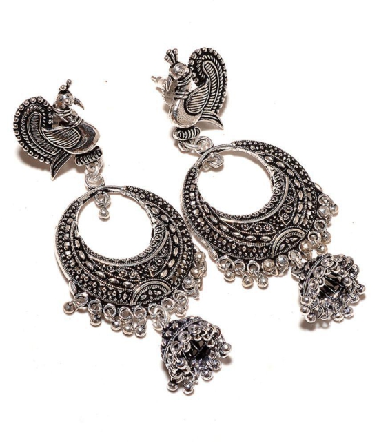 Jewar Mandi - Golden Jhumki Earrings ( Pack of 1 ) - Golden