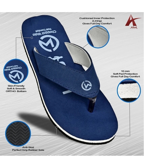 Altek Tan Mens Thong Flip Flop - None