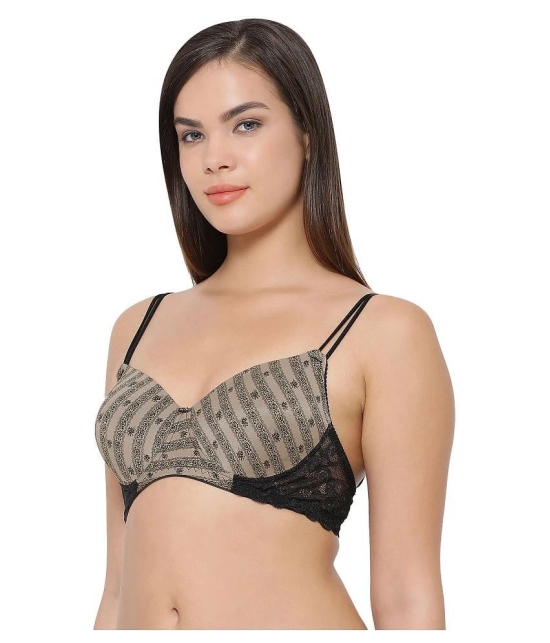 Clovia Polyamide T-Shirt Bra - Black - 36D