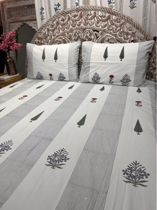 Hand Block Cotton Bedsheet |Raahat Bedsheet-King