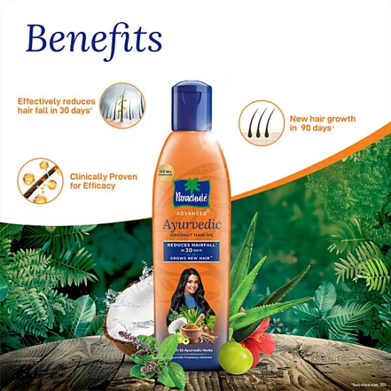 Parachute Advansed Ayurvedic Hair Oil, 180 Ml