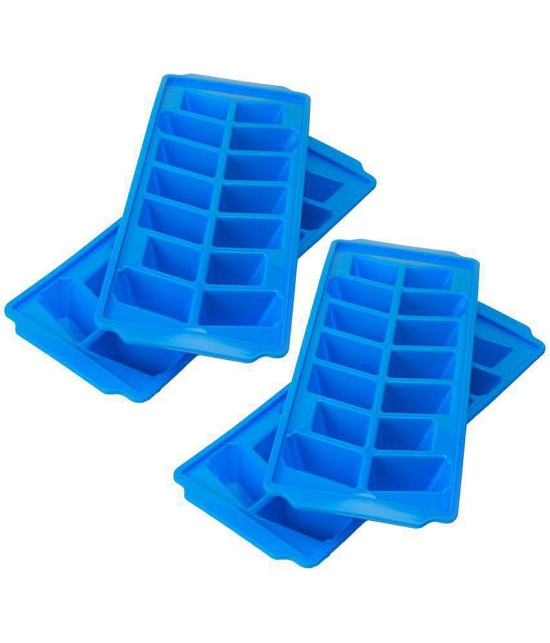 HOMETALES Ice Cube Tray Dark Blue 4 Pcs - Dark Blue