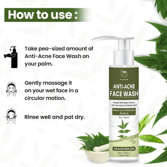 Anti-Acne Face Wash for Acne & Blemishes 100ml