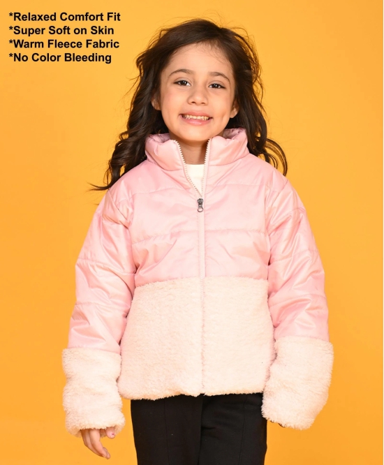 MILANO HARVEY CUT N SEW FUR JACKET - PINK-10-12 YEARS / 1N / PINK