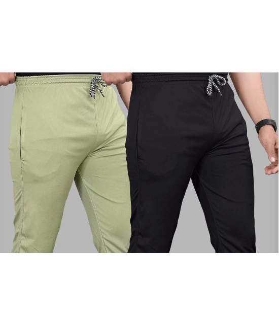 Gazal Fashions - Multicolor Polyester Mens Joggers ( Pack of 2 ) - None