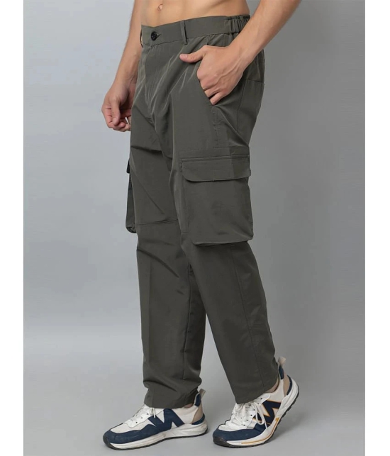 YHA Grey Polyester Mens Sports Trackpants ( Pack of 1 ) - None