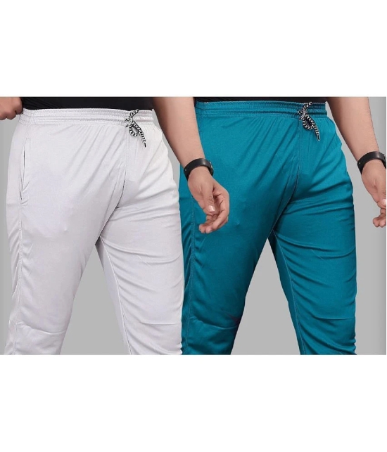 Gazal Fashions - Multicolor Polyester Mens Trackpants ( Pack of 2 ) - None