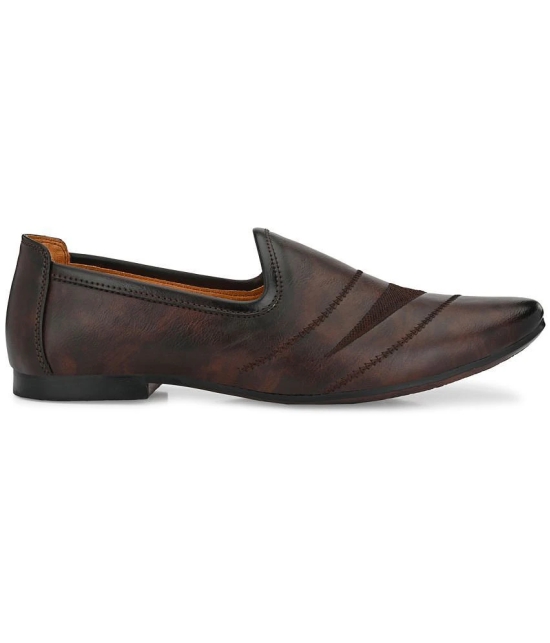 Leeport - Brown Mens Jutti - None