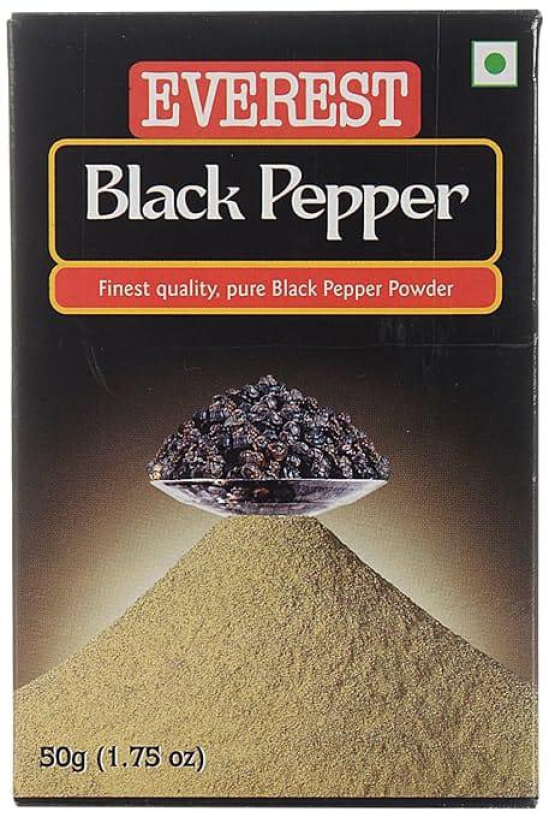 Everest Spices | Black Pepper Powder | Kali Mirch Powder |100 Gm Each | Pack of 2| 200 Gm Pack