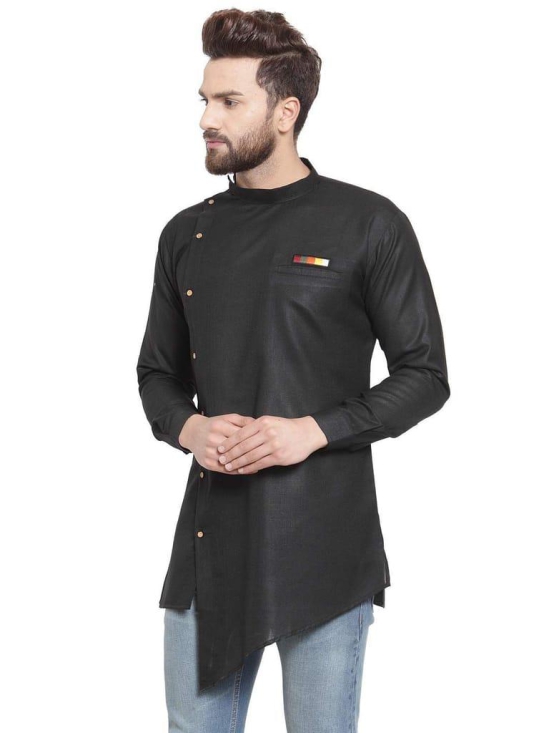 Banity Bey Men's Cotton Blend Regular Fit Kurta |Soft and Comfortable Kurta | Designer Kurta Special for Mens