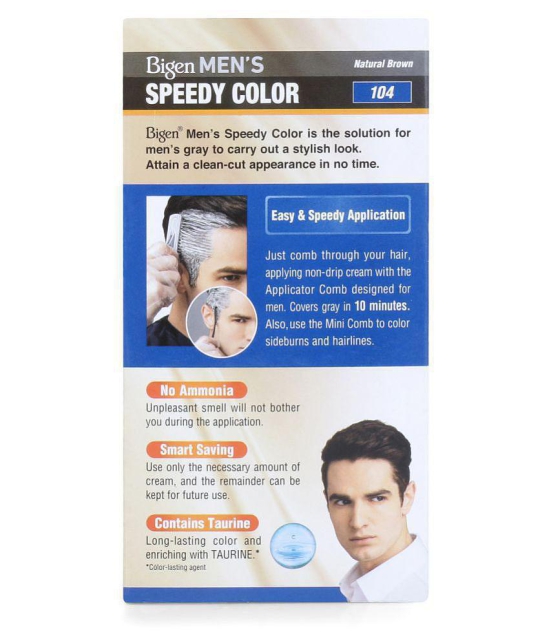 Bigen MenS Speedy - 104 Temporary Hair Color Brown Natural Brown 40 g