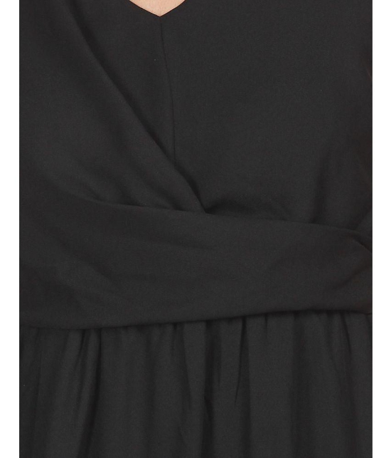 Shffl - Polyester Black Women's Fit And Flare Dress ( Pack of 1 ) - None