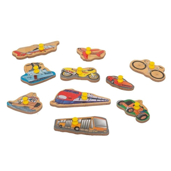 Seema Kitchenware Transport Puzzle Kids Wooden Toys for Kids 3+ Jigsaw Puzzles for Adults Baby Learning Toys Educational Toys for 2 Board Game