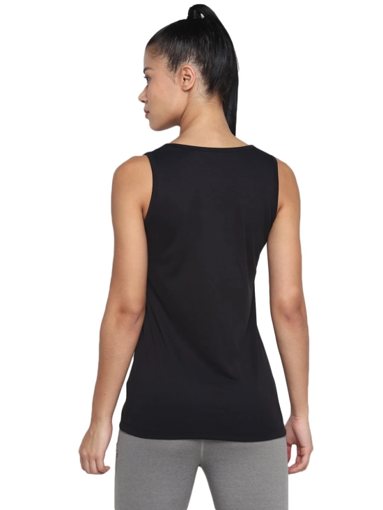 WMN POL SL V NECK TEE-S / Black