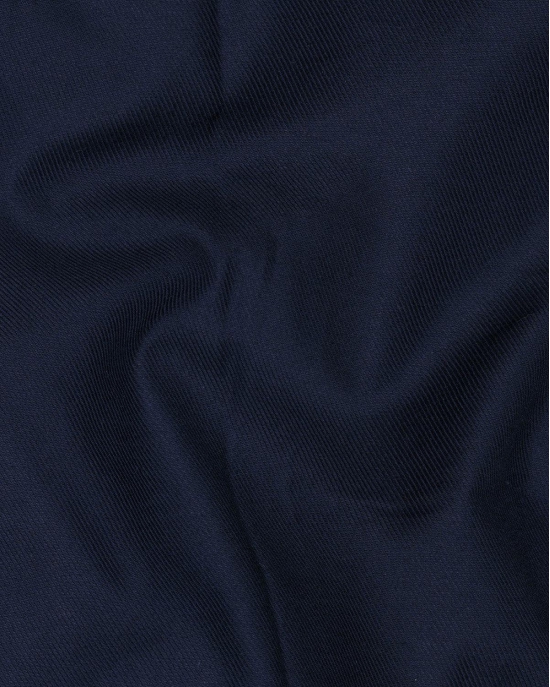 Navy Normal Fit Trousers-30