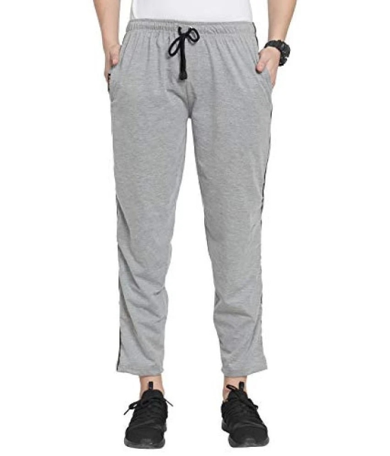 Uzarus Grey Cotton Blend Trackpants - Single - XL