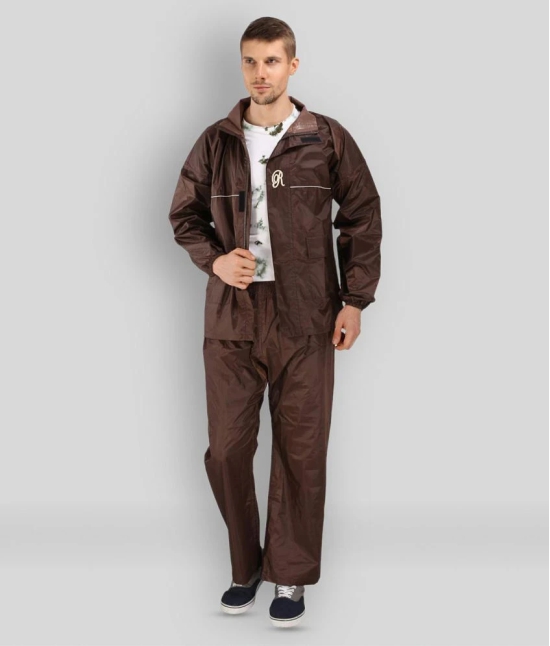 Goodluck Brown Rain Suit - XL