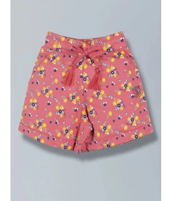 PLUM TREE Yellow Cotton Girls Top With Shorts ( Pack of 2 ) - None