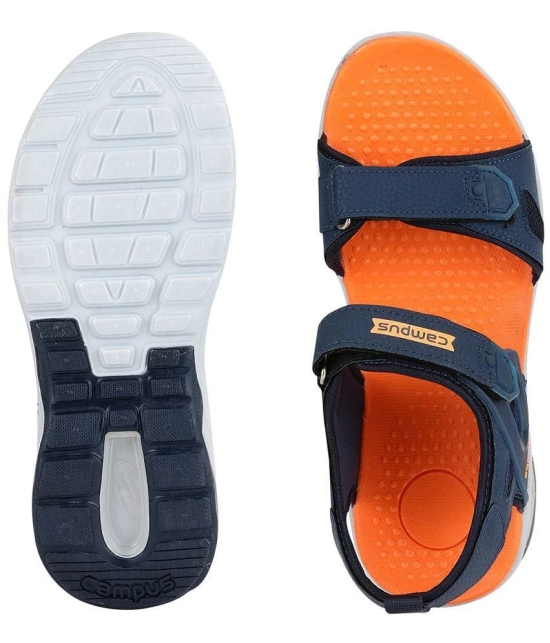 Campus - Navy Mens Floater Sandals - None