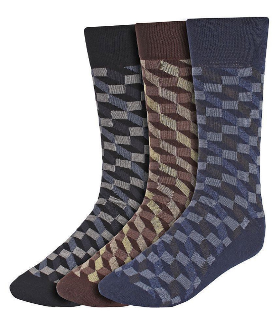 Creature Brown Formal Mid Length Socks - Brown