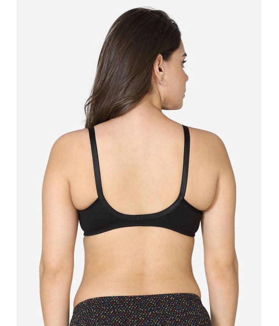 VStar - Black Cotton Blend Non Padded Womens Everyday Bra ( Pack of 1 ) - None