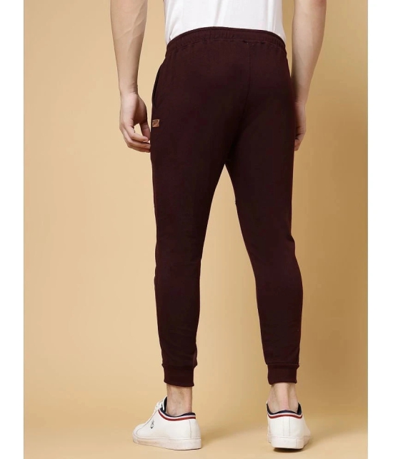 Rigo Wine Cotton Mens Joggers ( Pack of 1 ) - None